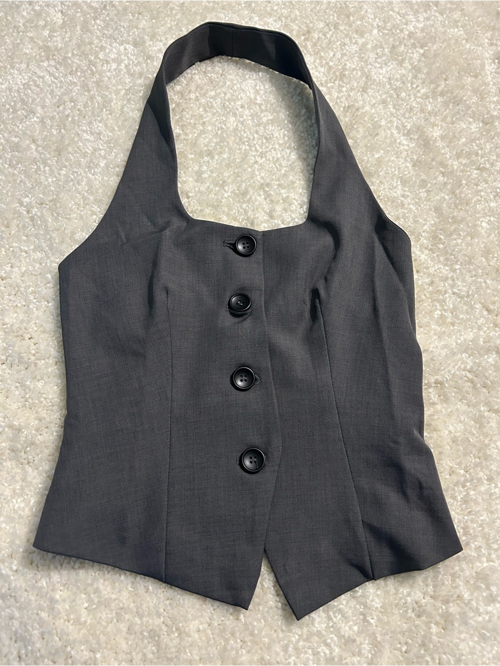 Cider Grey Halter Top Women’s Xs
